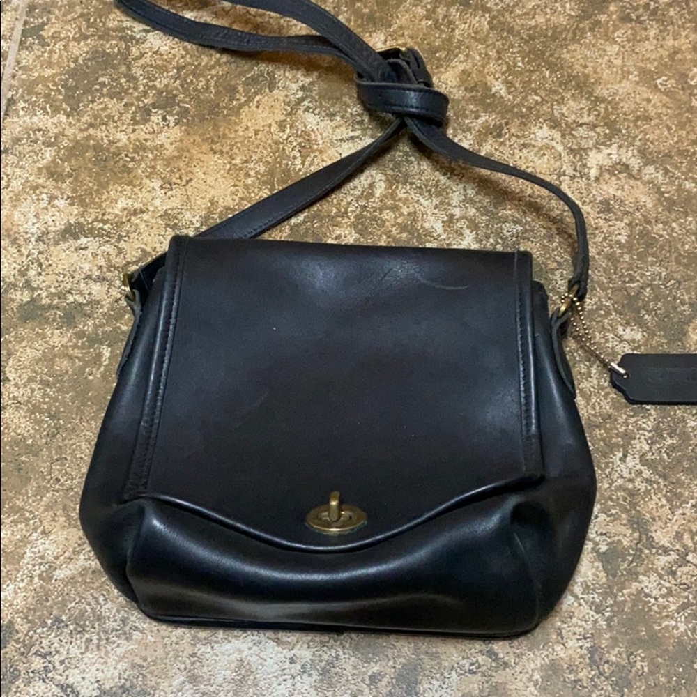 Vintage Black Coach Purse